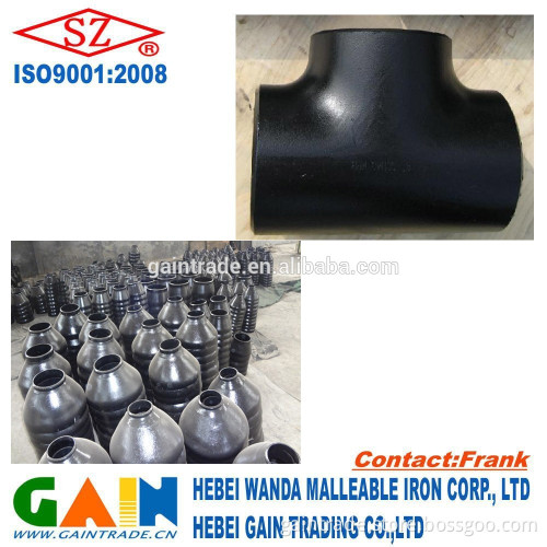 Butt welding Steel Pipe Fitting tee and reductor